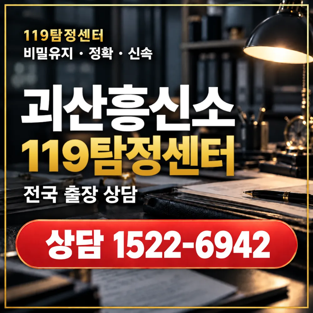 괴산흥신소·괴산탐정사무소 전국 출장 상담