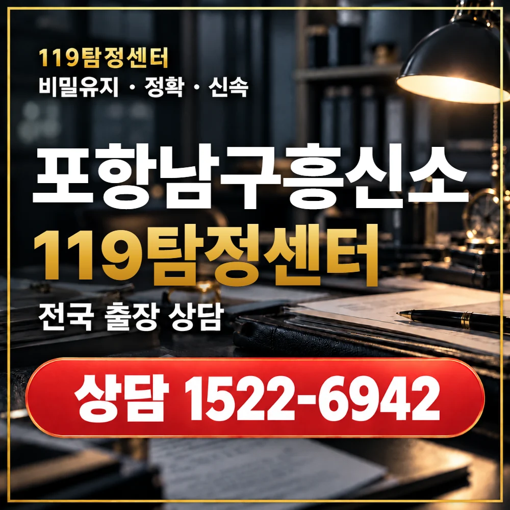 포항남구흥신소·포항남구탐정사무소 전국 출장 상담