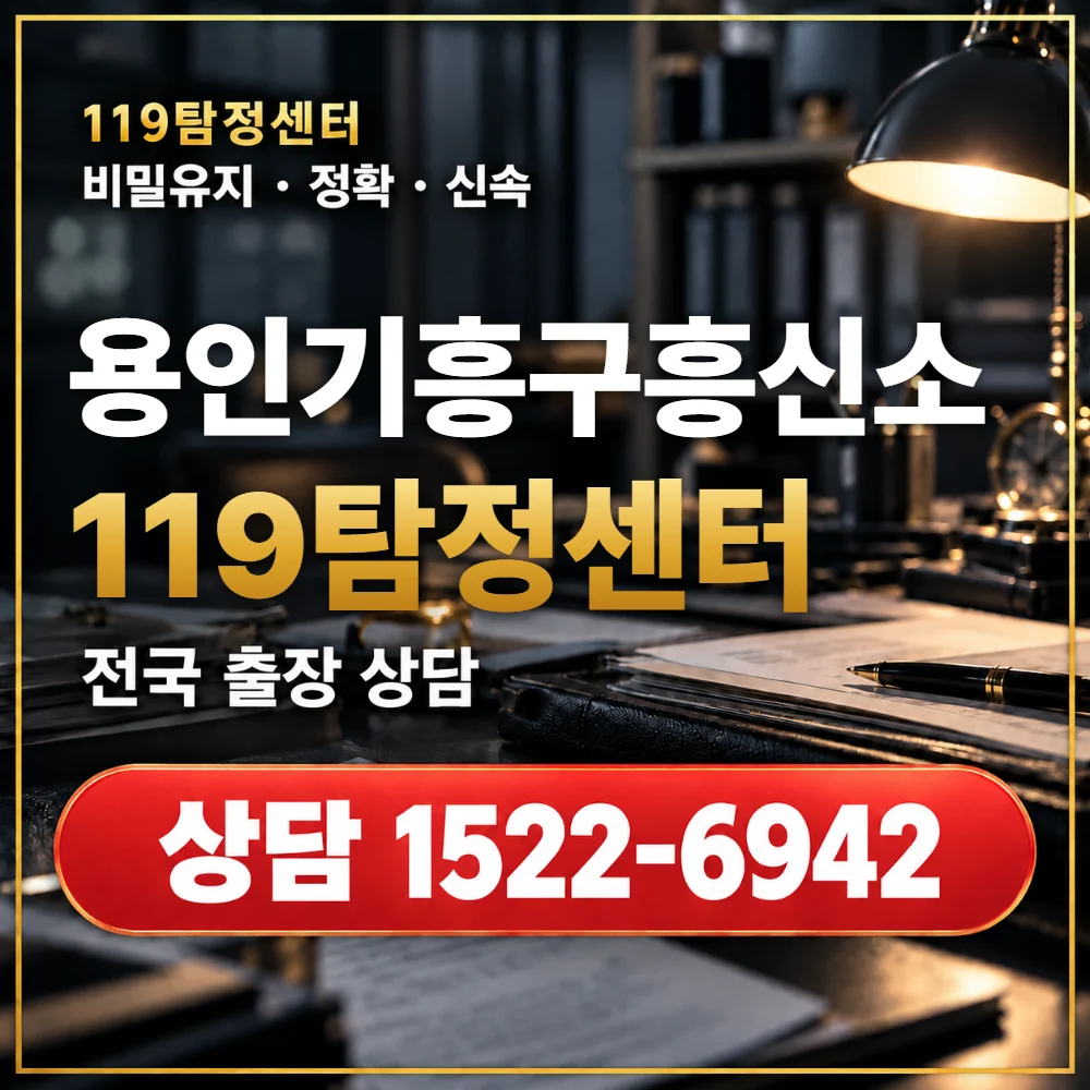 용인기흥구흥신소·용인기흥구탐정사무소 전국 출장 상담