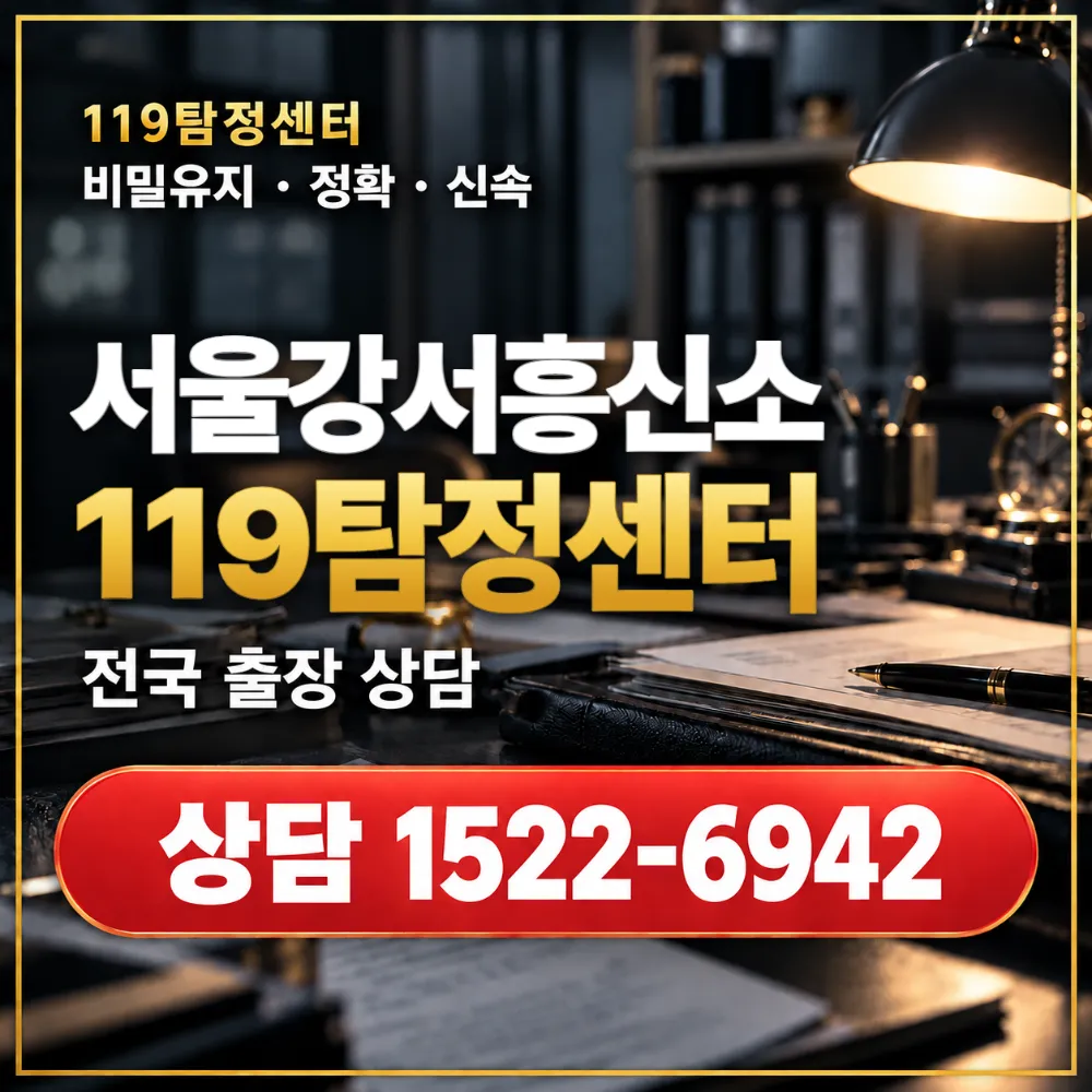 서울강서흥신소·서울강서탐정사무소 전국 출장 상담