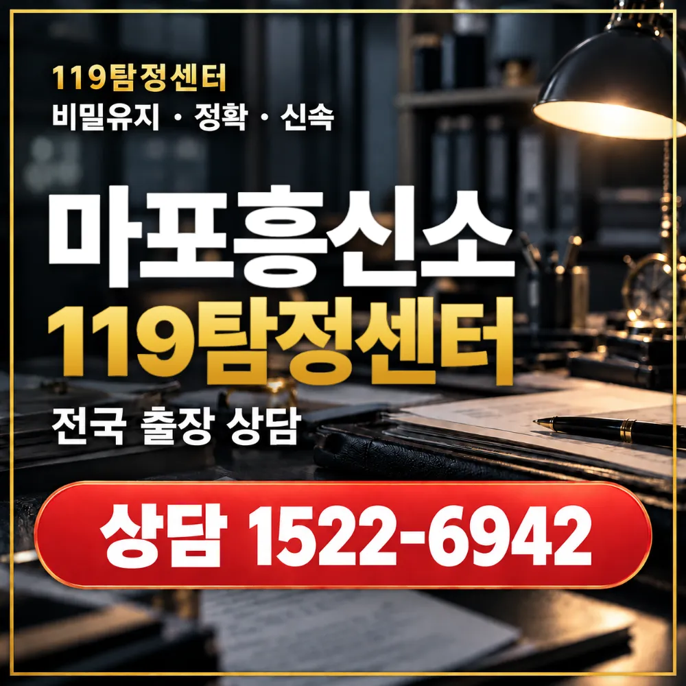 마포흥신소·마포탐정사무소 전국 출장 상담